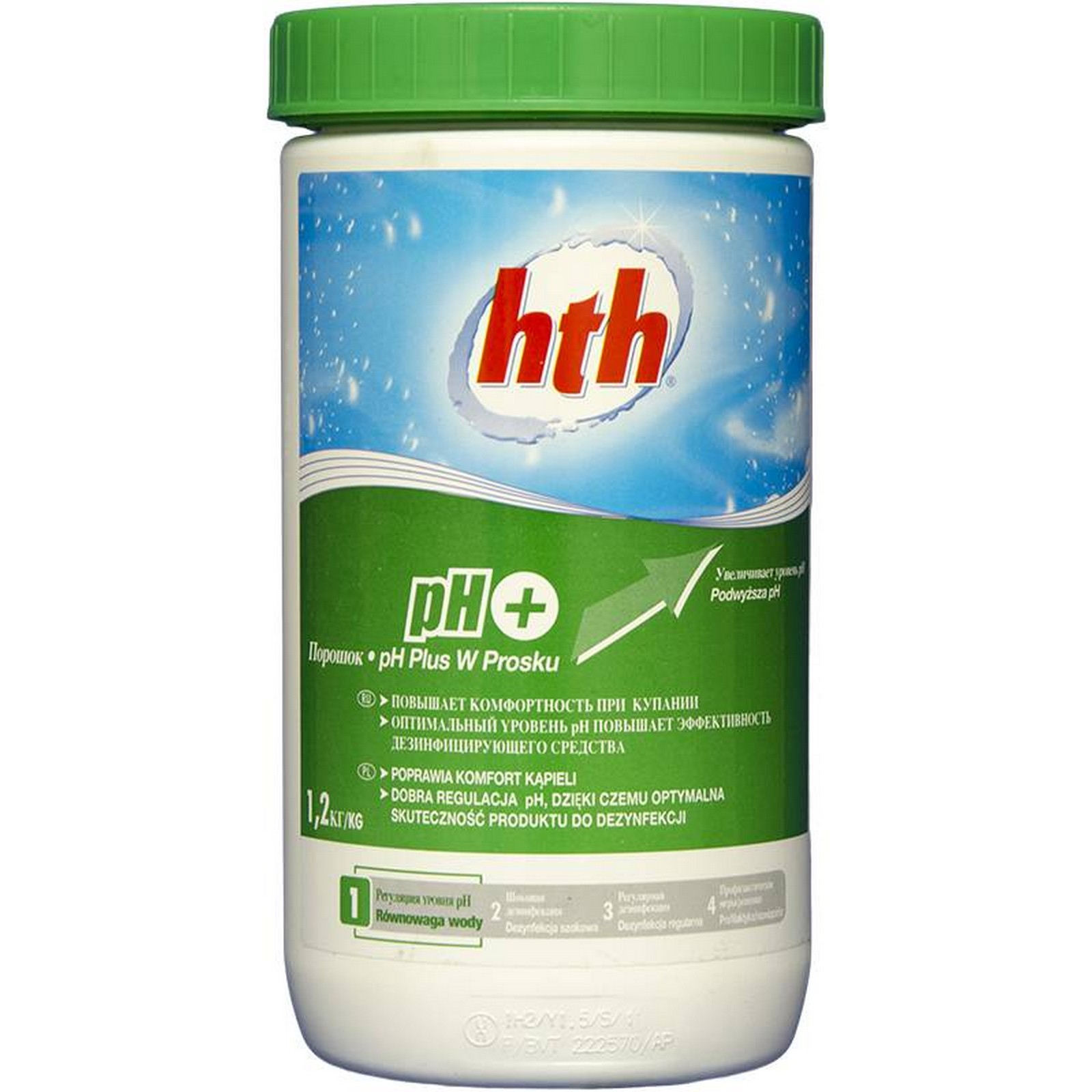 рH плюс порошок 1,2 кг, hth