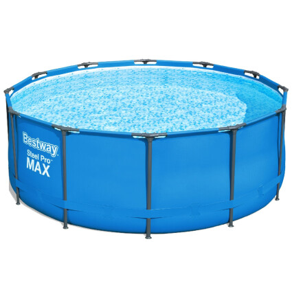 Каркасный круглый бассейн Bestway 56420 (366х122) с картриджным фильтром