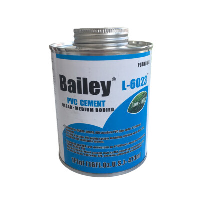 Клей для труб ПВХ Bailey L-6023  473 мл